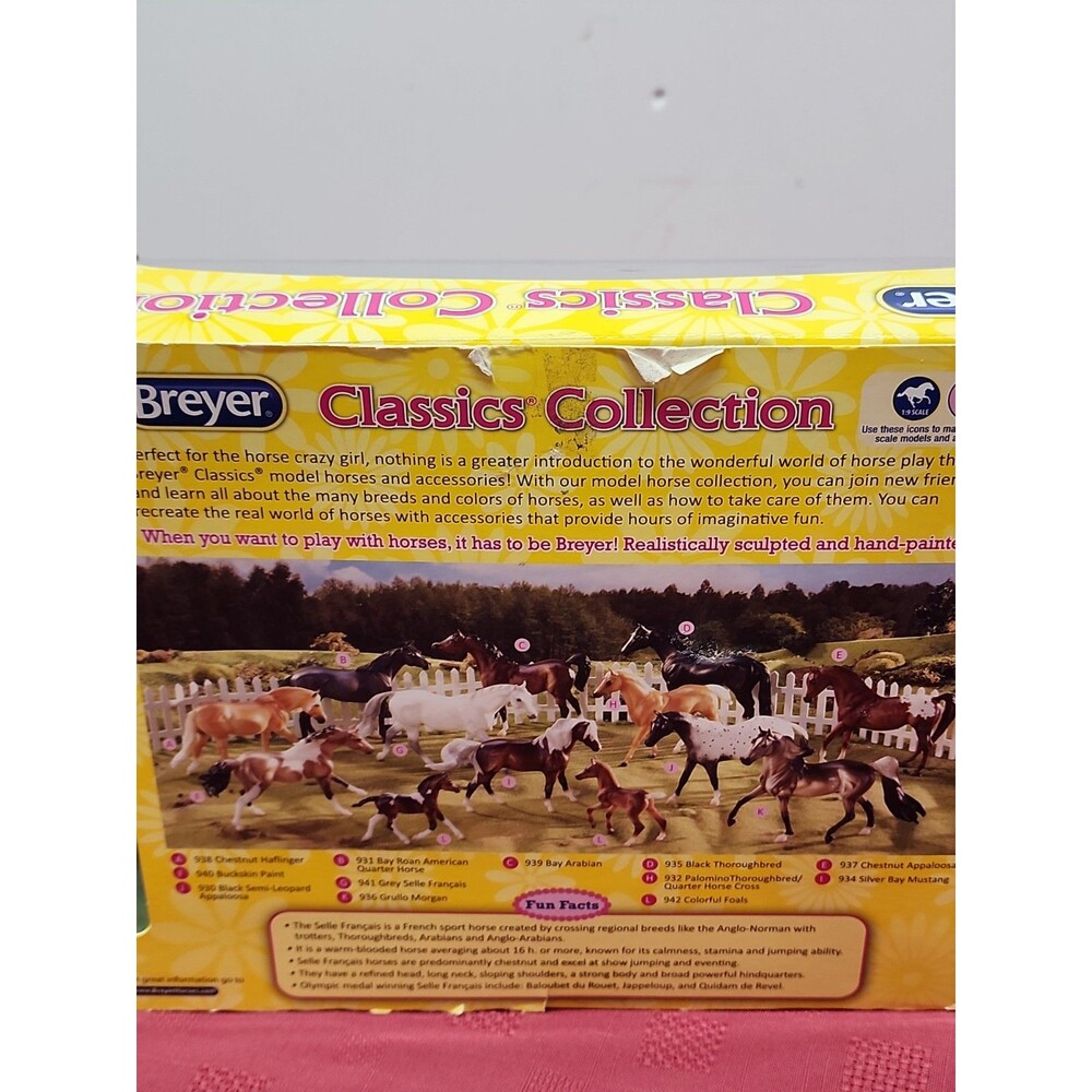 Breyer Classic Collection Selle Français#941 Sport Horse 1:12 Scale Original Box - Picture 12 of 16
